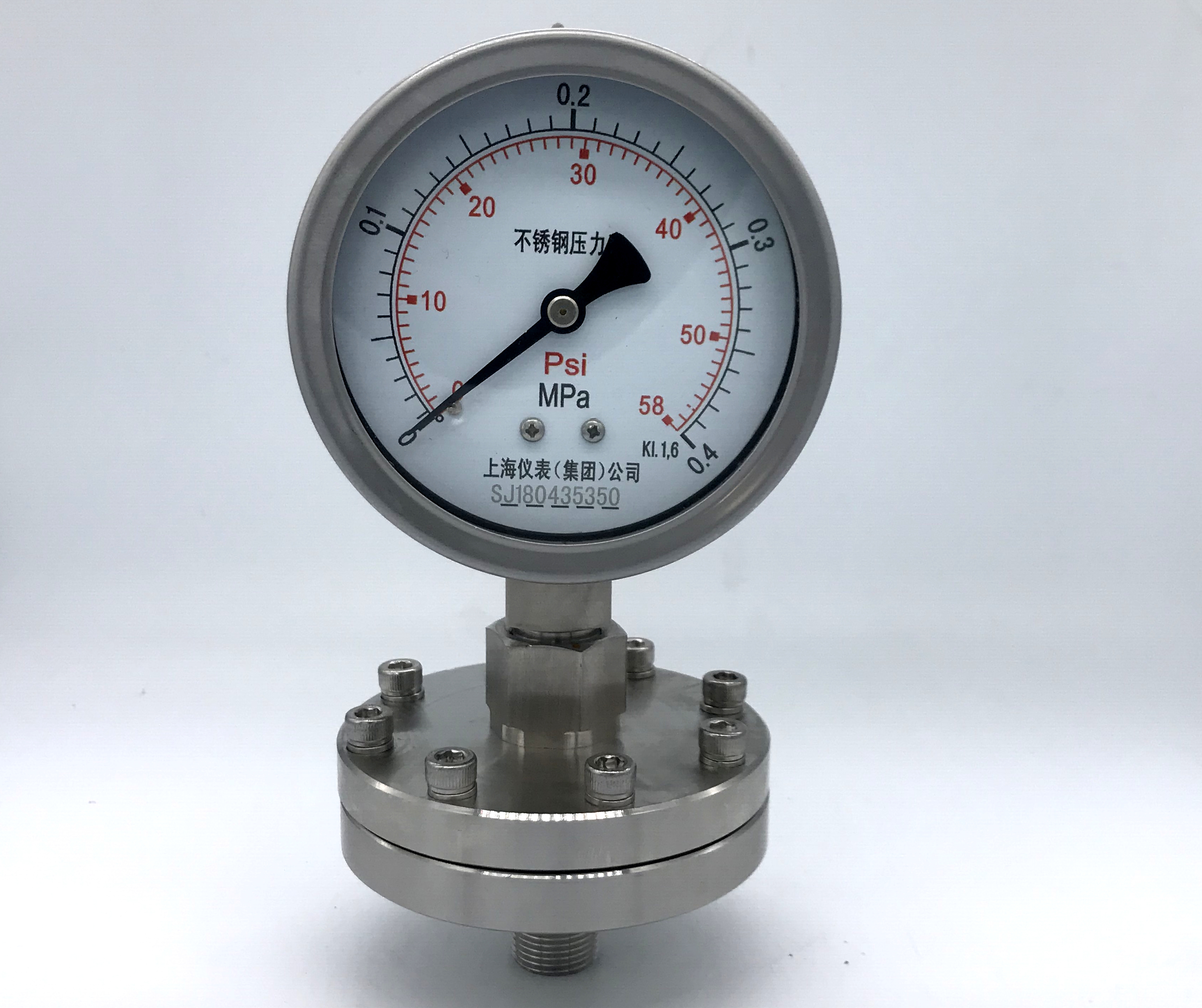全不銹鋼隔膜壓力表